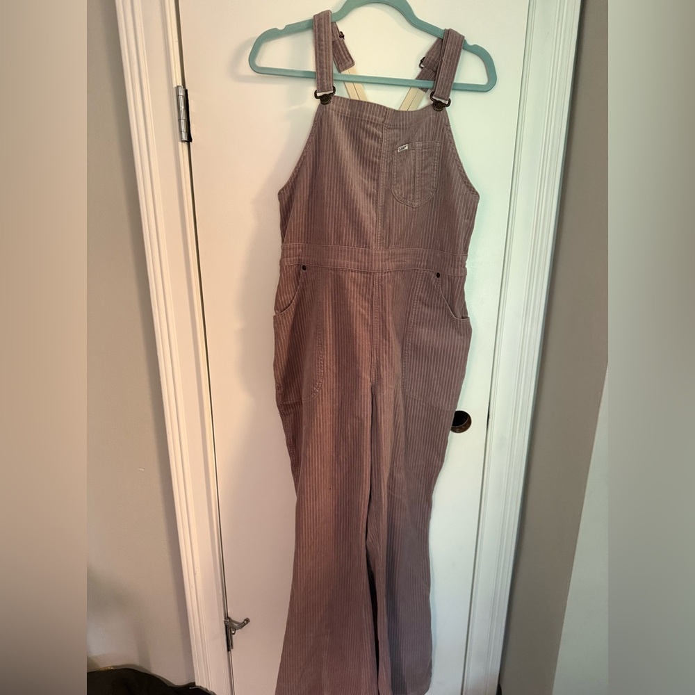 Corduroy Lee purple overalls